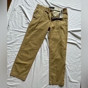 American Eagle Outfitters Men’s Relaxed Straight Tan Khaki’s NWOT 31x32